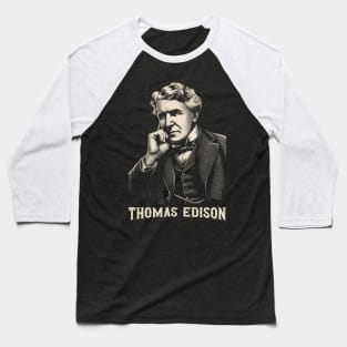 Thomas Edison Baseball T-Shirt